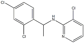 3-chloro-N-[1-(2,4-dichlorophenyl)ethyl]pyridin-2-amine Structure