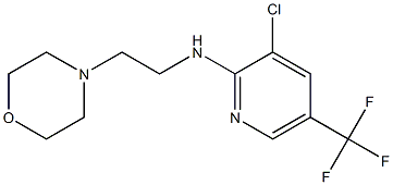 3-chloro-N-[2-(morpholin-4-yl)ethyl]-5-(trifluoromethyl)pyridin-2-amine Structure