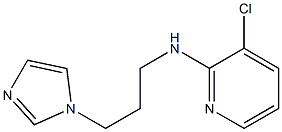 3-chloro-N-[3-(1H-imidazol-1-yl)propyl]pyridin-2-amine 구조식 이미지