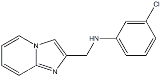 3-chloro-N-{imidazo[1,2-a]pyridin-2-ylmethyl}aniline Structure