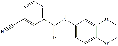 3-cyano-N-(3,4-dimethoxyphenyl)benzamide Structure