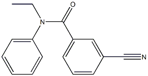 3-cyano-N-ethyl-N-phenylbenzamide Structure