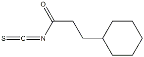 3-cyclohexylpropanoyl isothiocyanate 구조식 이미지