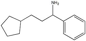 3-cyclopentyl-1-phenylpropan-1-amine 구조식 이미지