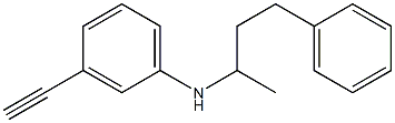 3-ethynyl-N-(4-phenylbutan-2-yl)aniline Structure