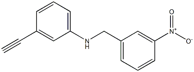3-ethynyl-N-[(3-nitrophenyl)methyl]aniline 구조식 이미지