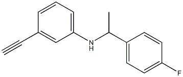 3-ethynyl-N-[1-(4-fluorophenyl)ethyl]aniline Structure