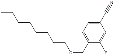 3-fluoro-4-[(octyloxy)methyl]benzonitrile Structure