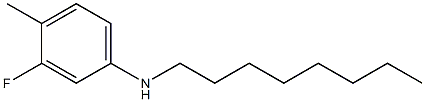 3-fluoro-4-methyl-N-octylaniline Structure