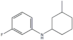 3-fluoro-N-(3-methylcyclohexyl)aniline 구조식 이미지