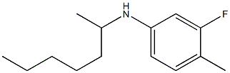 3-fluoro-N-(heptan-2-yl)-4-methylaniline 구조식 이미지