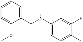 3-fluoro-N-[(2-methoxyphenyl)methyl]-4-methylaniline 구조식 이미지