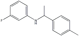 3-fluoro-N-[1-(4-methylphenyl)ethyl]aniline 구조식 이미지