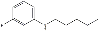 3-fluoro-N-pentylaniline 구조식 이미지