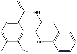 3-hydroxy-4-methyl-N-(1,2,3,4-tetrahydroquinolin-3-yl)benzamide 구조식 이미지