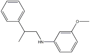 3-methoxy-N-(2-phenylpropyl)aniline Structure