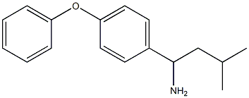 3-methyl-1-(4-phenoxyphenyl)butan-1-amine Structure