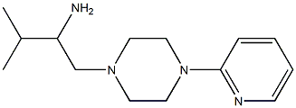 3-methyl-1-[4-(pyridin-2-yl)piperazin-1-yl]butan-2-amine Structure