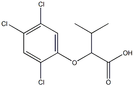 3-methyl-2-(2,4,5-trichlorophenoxy)butanoic acid Structure