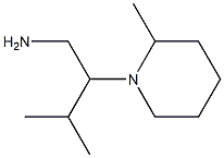 3-methyl-2-(2-methylpiperidin-1-yl)butan-1-amine Structure