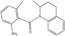 3-methyl-2-[(2-methyl-1,2,3,4-tetrahydroquinolin-1-yl)carbonyl]aniline Structure