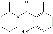 3-methyl-2-[(2-methylpiperidin-1-yl)carbonyl]aniline Structure