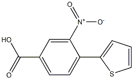 3-nitro-4-thien-2-ylbenzoic acid Structure