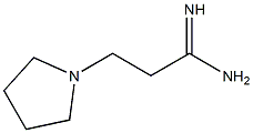 3-pyrrolidin-1-ylpropanimidamide 구조식 이미지