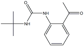 3-tert-butyl-1-(2-acetylphenyl)urea 구조식 이미지