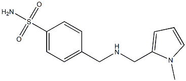 4-({[(1-methyl-1H-pyrrol-2-yl)methyl]amino}methyl)benzene-1-sulfonamide 구조식 이미지