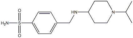 4-({[1-(propan-2-yl)piperidin-4-yl]amino}methyl)benzene-1-sulfonamide 구조식 이미지