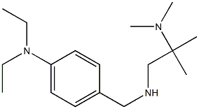 4-({[2-(dimethylamino)-2-methylpropyl]amino}methyl)-N,N-diethylaniline Structure