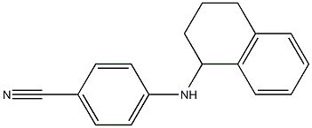 4-(1,2,3,4-tetrahydronaphthalen-1-ylamino)benzonitrile 구조식 이미지