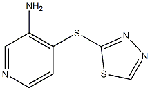 4-(1,3,4-thiadiazol-2-ylsulfanyl)pyridin-3-amine 구조식 이미지