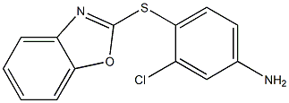 4-(1,3-benzoxazol-2-ylsulfanyl)-3-chloroaniline 구조식 이미지