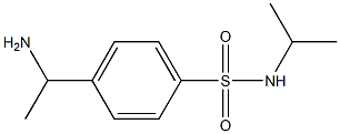 4-(1-aminoethyl)-N-(propan-2-yl)benzene-1-sulfonamide 구조식 이미지