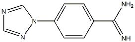 4-(1H-1,2,4-triazol-1-yl)benzene-1-carboximidamide Structure