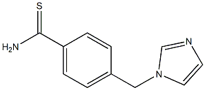 4-(1H-imidazol-1-ylmethyl)benzenecarbothioamide Structure
