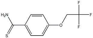 4-(2,2,2-trifluoroethoxy)benzenecarbothioamide 구조식 이미지