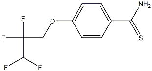 4-(2,2,3,3-tetrafluoropropoxy)benzene-1-carbothioamide 구조식 이미지