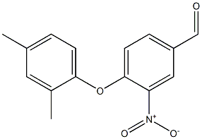 4-(2,4-dimethylphenoxy)-3-nitrobenzaldehyde 구조식 이미지
