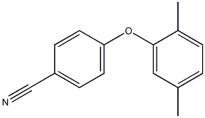 4-(2,5-dimethylphenoxy)benzonitrile Structure