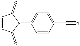 4-(2,5-dioxo-2,5-dihydro-1H-pyrrol-1-yl)benzonitrile 구조식 이미지