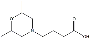 4-(2,6-dimethylmorpholin-4-yl)butanoic acid Structure