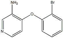 4-(2-bromophenoxy)pyridin-3-amine 구조식 이미지