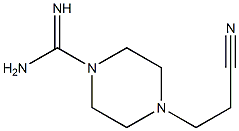4-(2-cyanoethyl)piperazine-1-carboximidamide Structure
