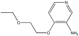 4-(2-ethoxyethoxy)pyridin-3-amine Structure