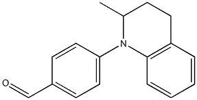 4-(2-methyl-1,2,3,4-tetrahydroquinolin-1-yl)benzaldehyde 구조식 이미지