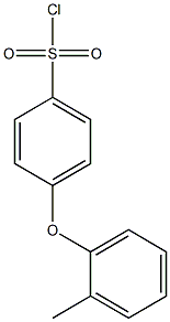 4-(2-methylphenoxy)benzene-1-sulfonyl chloride Structure