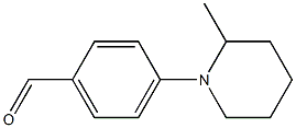 4-(2-methylpiperidin-1-yl)benzaldehyde Structure